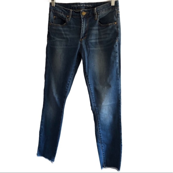 Articles of Society Carly ankle skinny crop jeans - Picture 3 of 6